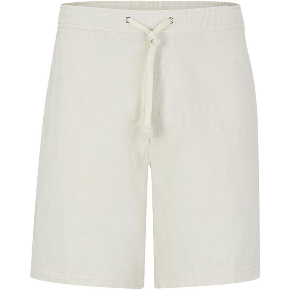 Boss Mens Karlos Cotton Casual Shorts / White